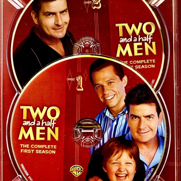 A NEW 4-DVD SET OF THE 1ST FULL SEASON OF TWO & 1/2 MEN! - Picture 2 of 9